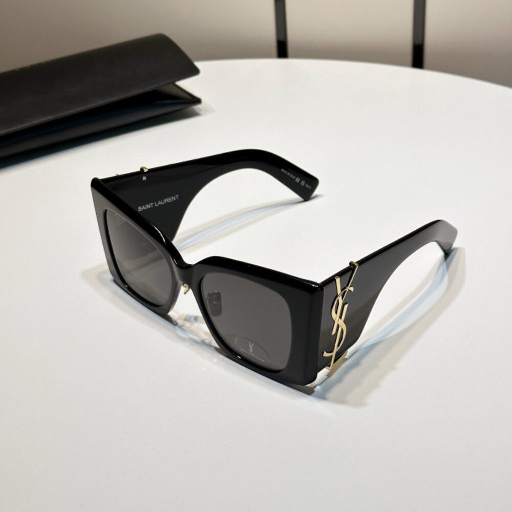 NEW SAINT LAURENT BLAZE SLM119 003 OVERSIZED SUNGLASSES SAINT LAURENT SL M119
